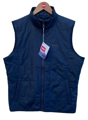 Mens Helly Hansen BLUE Light Insulated Vest $100, Size: S