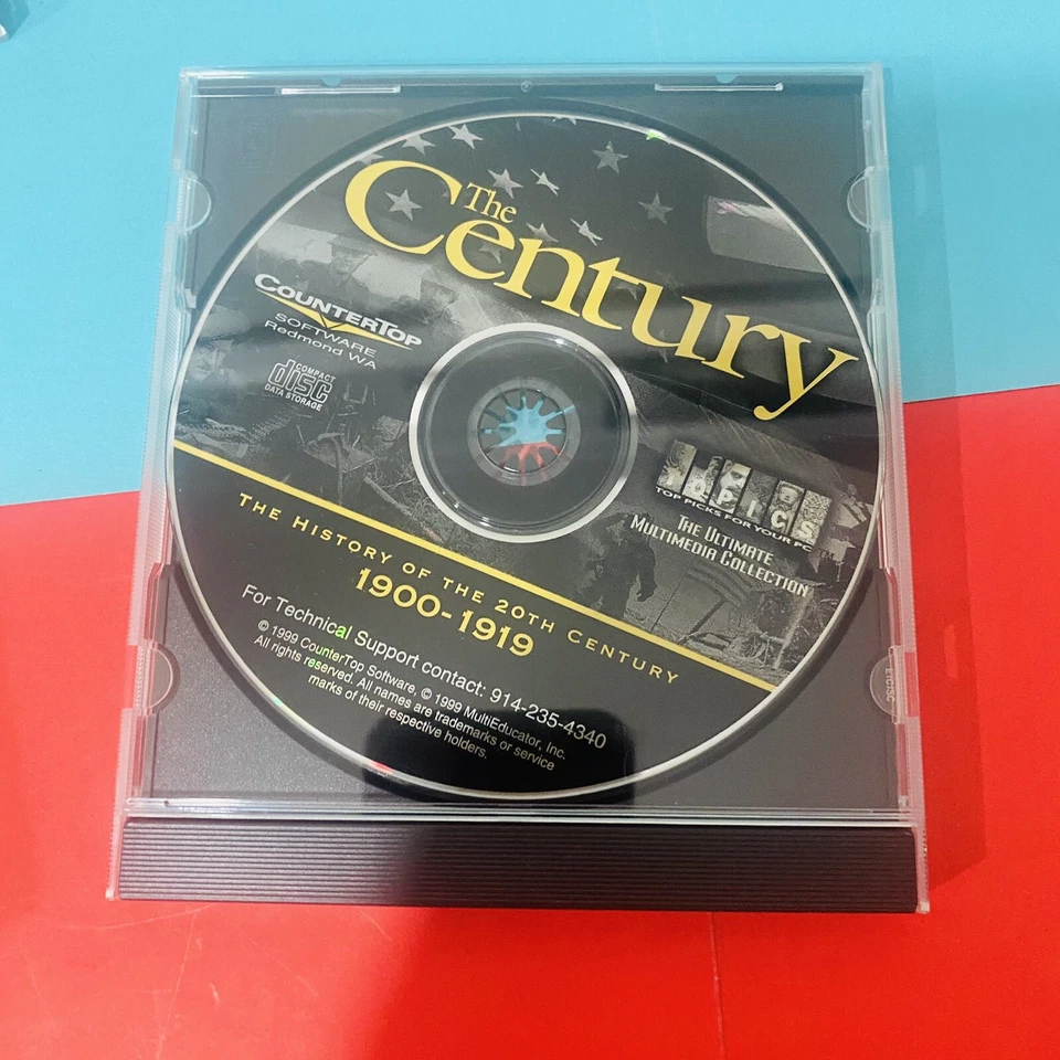The Century Topics CounterTop Software Cd-rom LOT Of 10 Software PC Vtg - Image 3 of 4