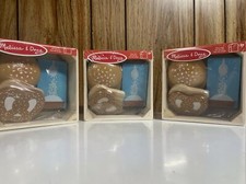 3 Melissa Doug Kids Groups Wooden Food Play Set Rice, Bread, Buns Pretzel