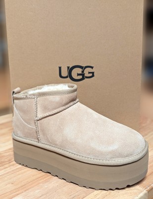Brand New 100% Authentic UGG Classic Ultra Mini Platform Sand 
