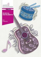 Musical Instruments Anita Goodesign Embroidery Machine Design CD