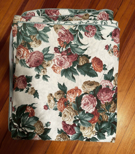 Unbranded Custom Made Reversible Multicolor Floral King Duvet Cover