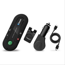 Wireless Bluetooth Handsfree Speaker MP3 Player Sun Visor Clip Car Charger