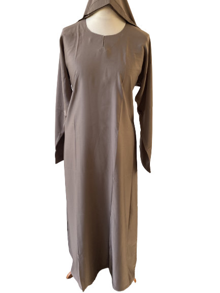 Ladies A-Line Regular Plain Pocket Nida Abaya/Jilbab/Maxi Green In 52-60 | UK - Foto 5