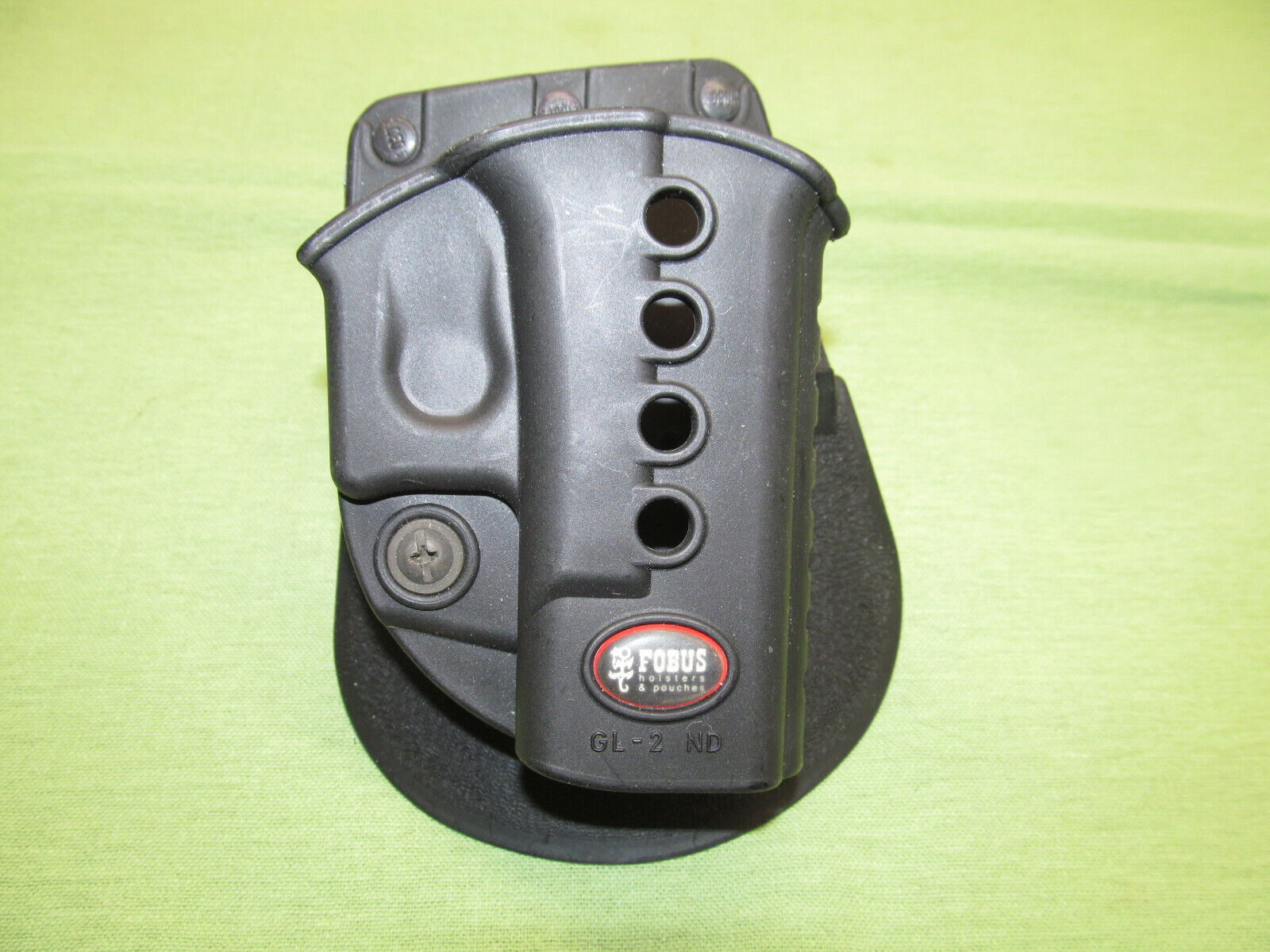 Fobus GL-2 ND RH Paddle Holster for Glocks - Updated Design w/ Tension Screw
