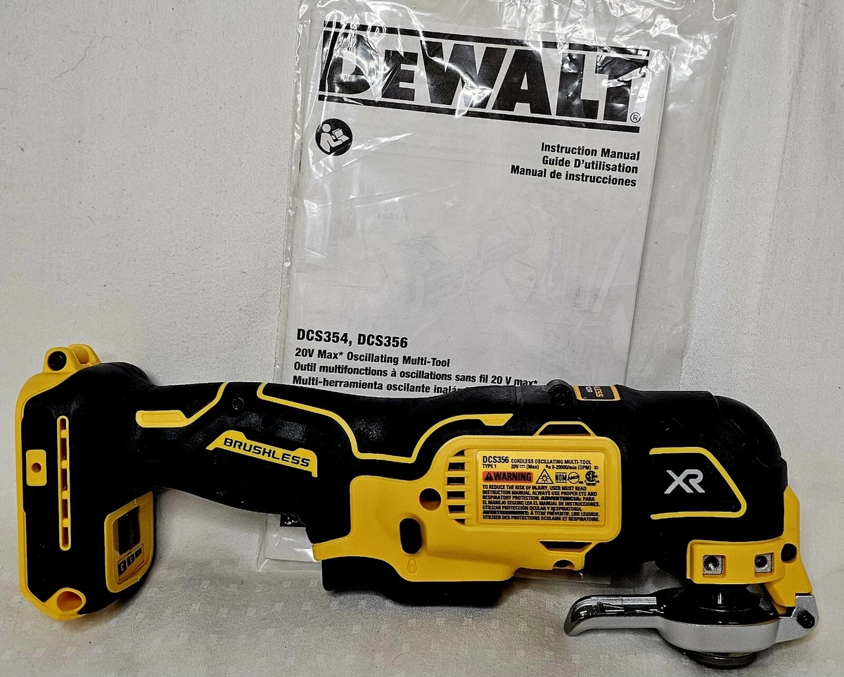 DEWALT DCS356C1 20V MAX XR Li Ion Oscillating Multi Tool Kit 2 Ah