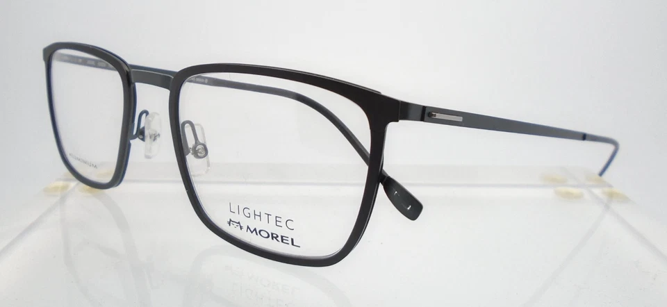 LIGHTEC 30068 NG 07 52-20 Gafas Negras Anteojos Monturas Ópticas Foto 3 de 4