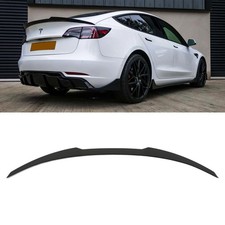 HECKSPOILER M4-STYLE FLÜGEL, GLÄNZEND SCHWARZ, FÜR TESLA MODEL 3 2019-2022 HECKSPOILER M4-STYLE FLÜGEL, GLÄNZEND SCHWARZ, FÜR TESLA MODEL 3 2019-2022