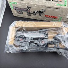 Texaco Horse And Tanker 8 1991 Die Cast Locking Coin Bank ERTL New In Box