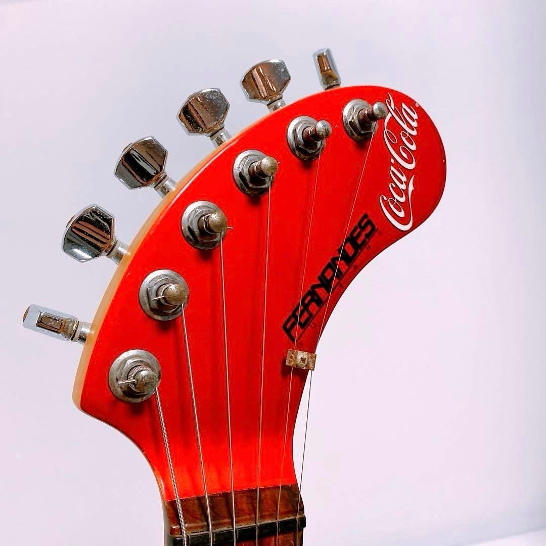 FERNANDES コカ•コーラコラボ ZO-3 FERNANDES ZO-3 Coca Cola Red Built-in Amplifier Rare Nomad