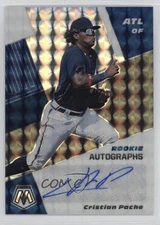 2021 Panini Mosaic Rookie Auto Mosaic Cristian Pache #RAM-CP Auto RC 1c0p