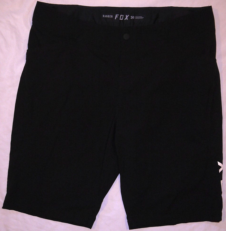Pantaloncini ciclismo mountain bike MTB Fox Ranger neri da uomo usati in ottime condizioni taglia 36