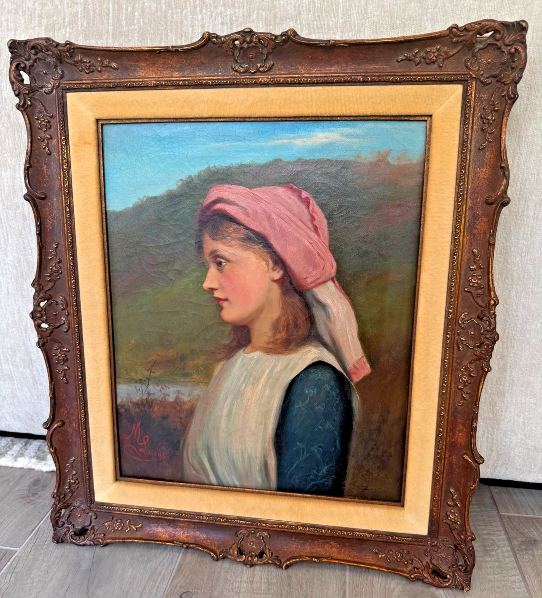 Canvas Realism Portrait Art Paintings for sale | eBay