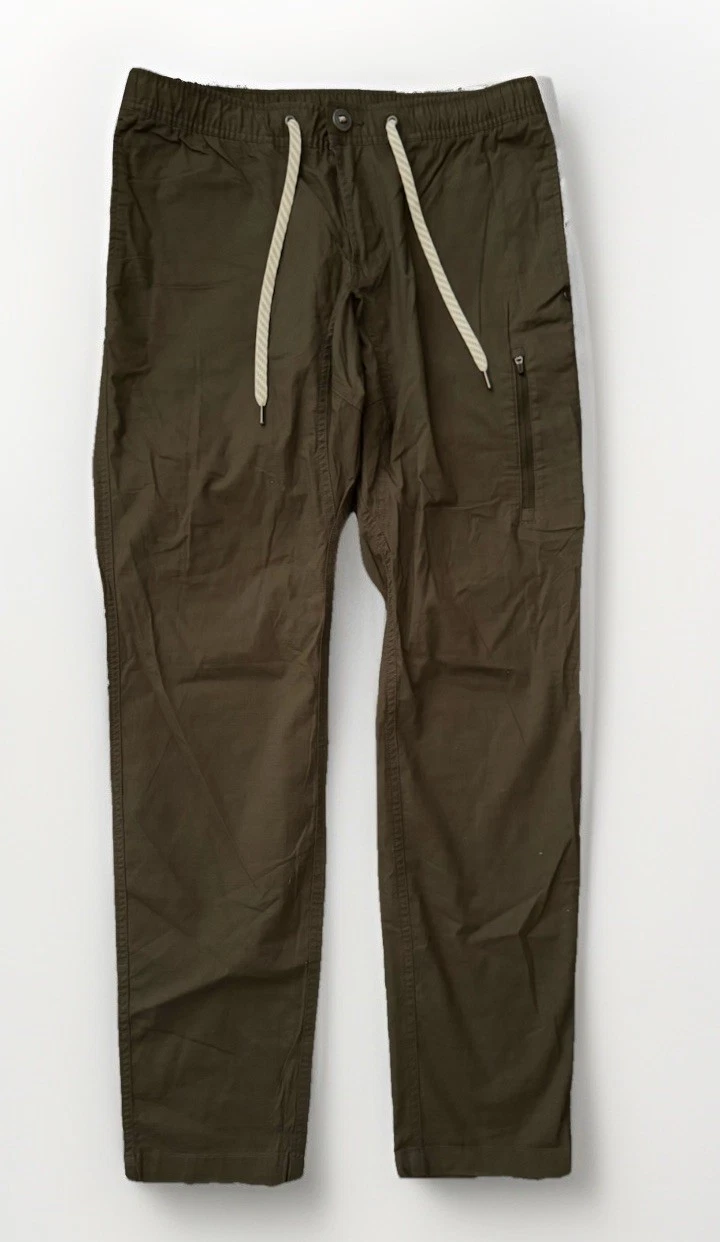 VUORI Ripstop Dura Terra Cargo Pants Mens Dark Green mens sz 32 x 30.5