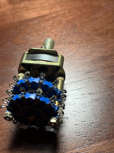 Vintage Multi Deck Rotary Wafer Switch Electronic Component 249 Unidex