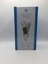 AT T Trimline Telephone w/ 13 Number Memory White Lighted Keypad  New Sealed