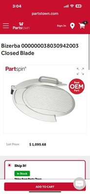 New Bizerba GSP Blade Cover