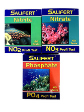 SALIFERT TEST KIT SET MARINE REEF SALTWATER CORAL AQUARIUM FISH TANK NO2 NO3 PO4