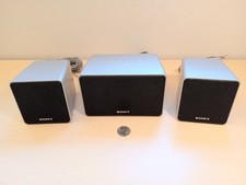 Sony SS-CNP700 SS-MSP700 SS-SRP700 Speakers 6 Ohms Silver Wired - FULLY TESTED