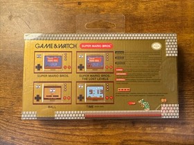 Nintendo Game & Watch: Super Mario Bros. Handheld Console New Open Box CIB