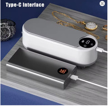 Ultrasonic Eyeglass  Retainer Cleaner   Portable Multifunctional Washer