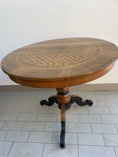 Tavolo antico  Sorrentino intarsiato epoca 800