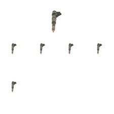 6 x Einspritzdüse BOSCH für BMW 1 E87, 3 E46, 3 E90, 3 E91, 5 E60, 5 E61
