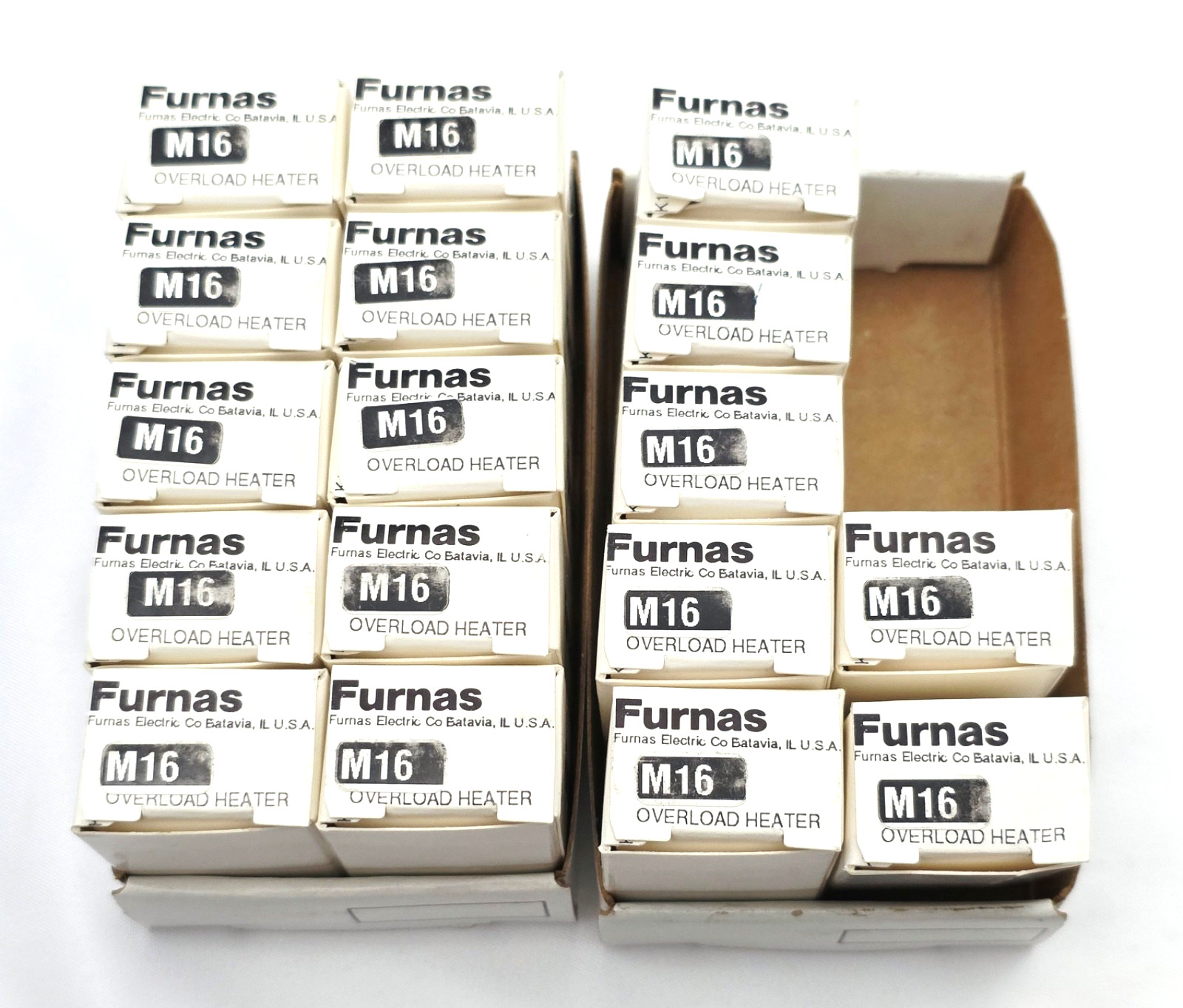 Lot of 17 Furnas M16 Overload Heater Elements Relays