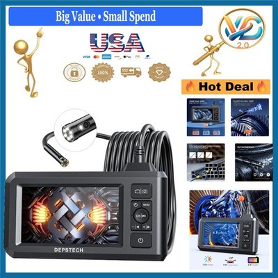 DS300 Dual Lens 1080P Waterproof Industrial Endoscope with 4.3'' Screen