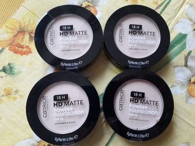4x Catrice 18H HD Matte Powder Foundation Nr. 005N