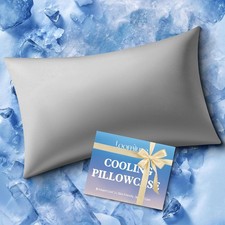 Cooling Pillow Case Standard Size Pillow Cover with Zipper for Hot Sleepers
