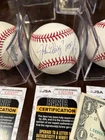 John Elway Signed Hall Of Fame Baseball JSA COA Broncos Football Autographed
