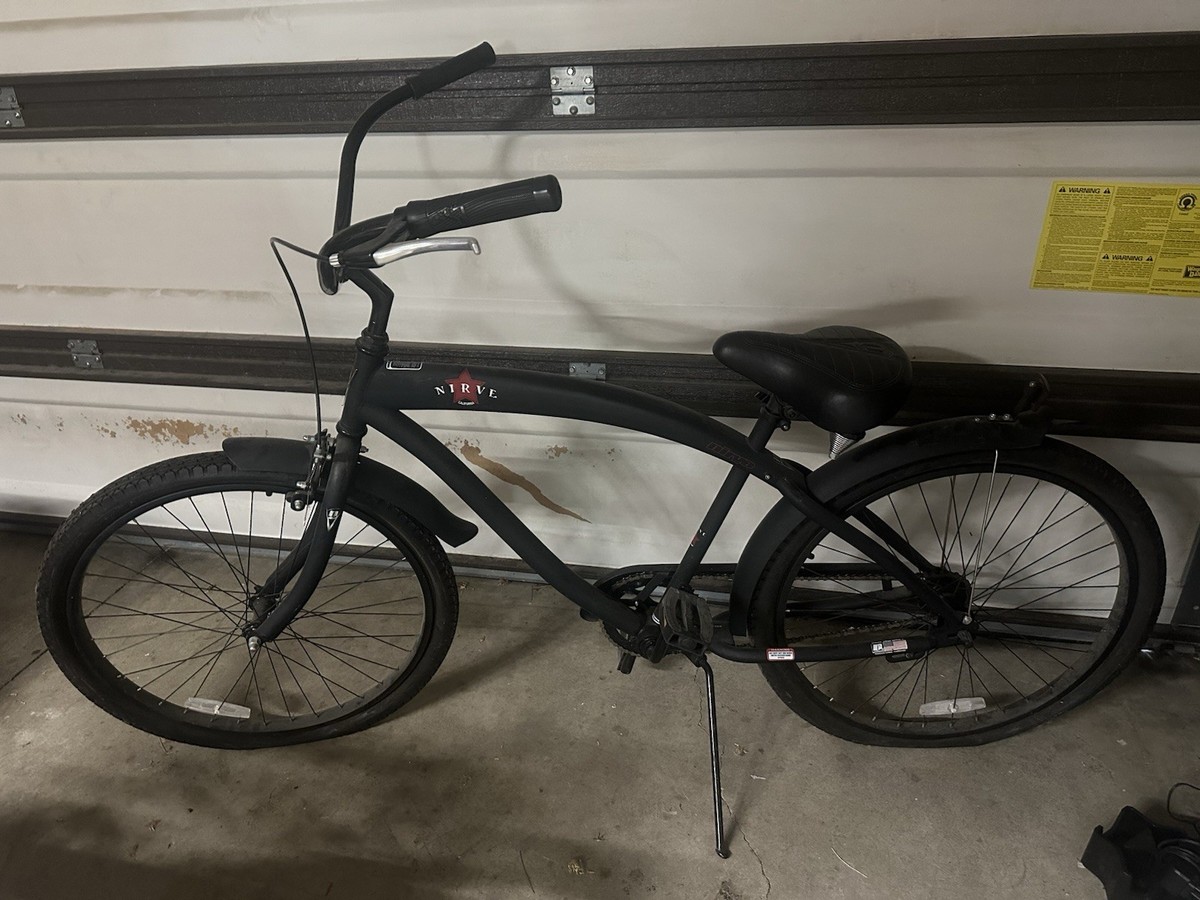 NIRVE自転車 Nirve Red Star Cruiser Mens Bike Bicycle 26