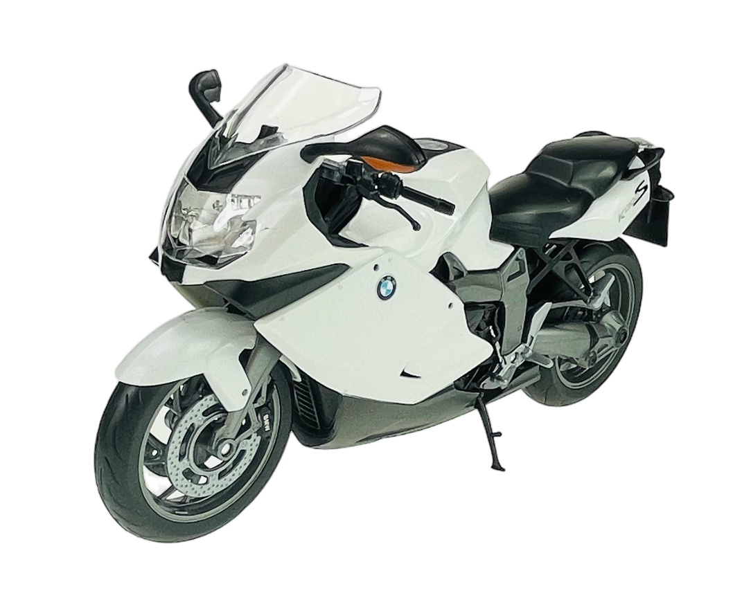 WELLY BMW K1300S WHITE 1:10 MOTORCYCLE DIE CAST MODEL NEW IN BOX