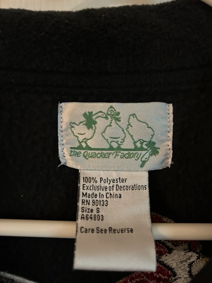 Quacker Factory Women's Fleece Jacket Cardinals~Christmas - Image 3 of 4