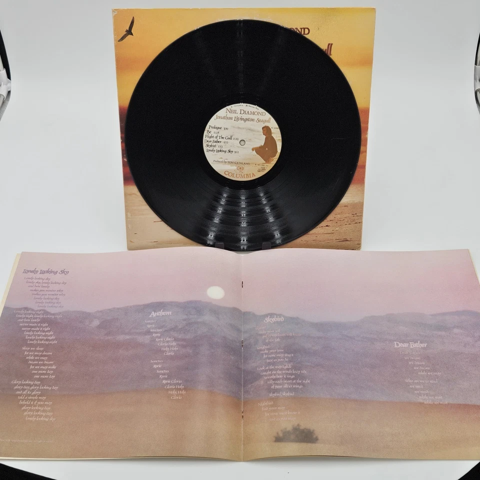 Neil Diamond – Jonathan Livingston Seagull w/ Lyric Book, Columbia – KS 32550 - Image 4 of 4