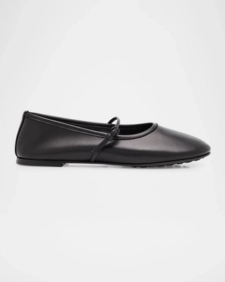 Dear Frances NIB Winter Leather Mary Jane Ballerina Flats (ORIG.$540) SIZE 10