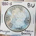 * 1880 S * BU MS+  FROSTY MINT LUSTER PREMIUM QUALITY ☆ MORGAN DOLLAR #A34