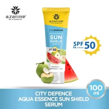 Azarine City Defense Sun Shield Serum SPF50 PA++++ 100ml Aqua Essence UV Protect