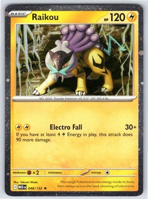 Raikou (Cosmos Holo) 048/132 Promo Mega Evolution Pokemon Holo