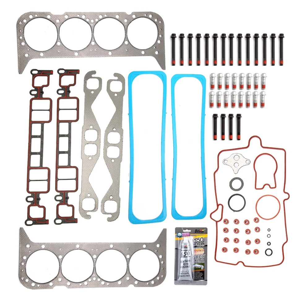 Juego de juntas de culata de motor con pernos para Chevrolet K2500 K3500 1996-2000 5,7 L Foto 2 de 4