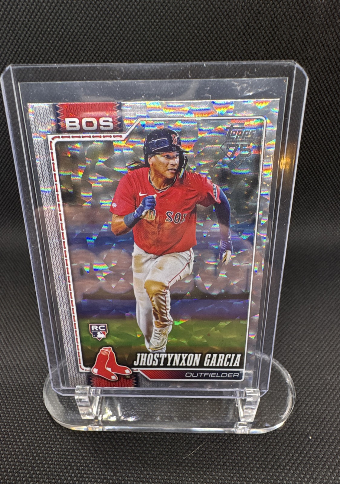 2026 Topps Series 1 - Jhostynxon Garcia #316 Silver Crackle Foil (RC)