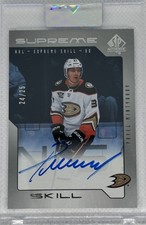 2023-24 UD Clear Cut Supreme Skill Rookie Auto Pavel Mintyukov /25 Anaheim Ducks