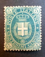 lot 423 ITALIE Timbre ancien NEUF sans gomme de 1889 n° 40   5c vert   u2