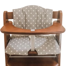 Highchair Cushion for Hauck Alpha Plus Wooden highchair - Easy to fit - Fully Wi