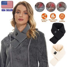 Winter Heated Scarf Electric Heating Pad Neck Warmer Wrap Shawl USB Plug