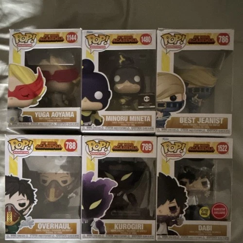My Hero Academia Funko Pop Lot Of 6, All Brand New, Boxes Have Minimal Damage