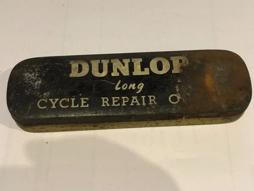 Dunlop Long Cycle REPAIR OUTFIT Tin, Puncture Repair