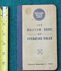 1940 Missouri Pacific Railroad MoPac Lines Railway Uniform Code Ops Rule Booklet — photo 2