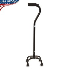 Adjustable Quad Cane Ergonomic Handle Lightweight Stability Mobility Aid 300 lbs